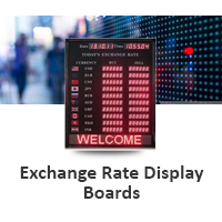 Exchange Rate Display Boards