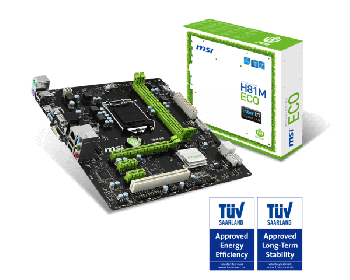 MSI H81M ECO Motherboard