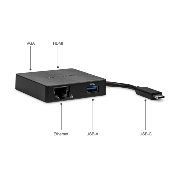 Targus DOCK411EUZ-60 USB-C Alt-Mode Travel Docking Station