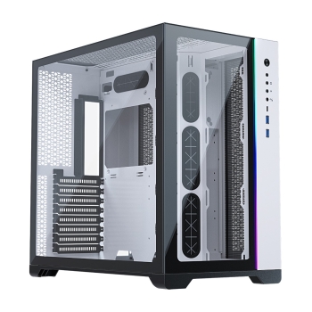 Phanteks MG-NE620Q_DWT01 MetallicGear Neo Qube White Glass Steel E-ATX Mid Tower Desktop Case