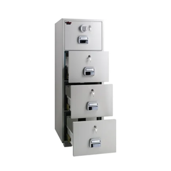 Eagle SF680-4EKK 1 Digital + 1 Keylock Fire Resistant with 4 Drawer Filing Cabinets Safe