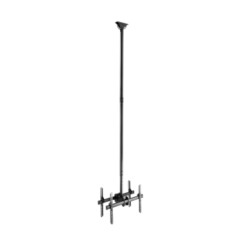 Skill Tech SH 034D Fit Screen Size of 37″ to 75″ With Weight Upto 45Kg Back-To-Back Flat Panel TV Ceiling Mount