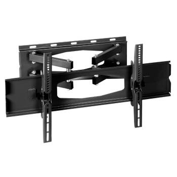 Skill Tech SH 60P Fit Screen Size of 32″ to 75″ With Weight Upto 40Kg Affordable Full-Motion TV Wall Mount For Double Stud