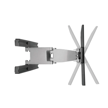 Skill Tech SH 666P Fit Screen Size of 37″ to 70″ With Weight Upto 30Kg Super Economy Double Arm Full-Motion TV Wall Mount