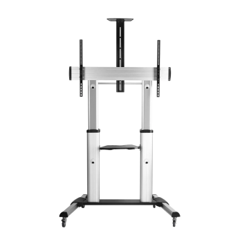 Skill Tech SH 666TW Fit Screen Size of 60″ to 100″ With Weight Upto 100Kg Manual Lifting Height Adjustable Ultra-Large Display TV Stand