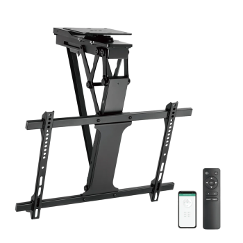 Skill Tech SH M5406RS Fit Screen Size of 32″ to 75″ With Weight Upto 50Kg Large Smart Swivelling Flip Down TV Ceiling Mount 