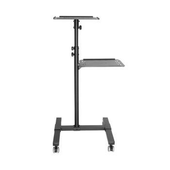 Skill Tech SH TS08 Manual Height Adjustable 950‑1450mm 10kg Capacity Steel Adjustable Projector & Laptop Trolley