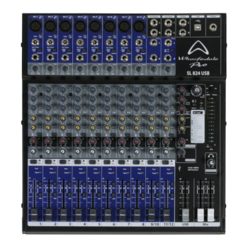 Wharfedale Pro SL824USB 12 Channel Audio Mixer 