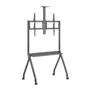 VSYS VTLX16-69FW Fit Screen Size of 55″ to 100″ With the Weight Upto 120Kg For Large Commercial Screens Heavy-Duty TV Cart