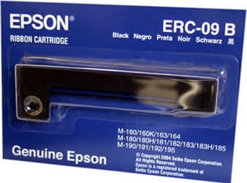 Epson ERC-09B Black Nylon Fabric Ribbon
