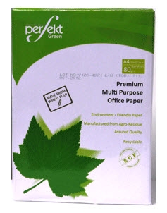 Perfekt Green Premium Paper A4 80gsm  - Set of 3 Boxes (15 Bundles)