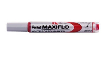 Pentel MWL6-B White Board Marker Red - Set of 10