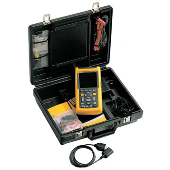 Fluke 124/S Industrial ScopeMeter® Hand Held Oscilloscopes with SCC120 kit