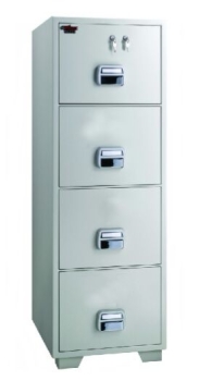 Eagle SF-680-4TKK Fire Resistant Filing Cabinet 4 Drawers 2 Key Lock