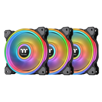 Thermaltake Riing Quad 12RGB Radiator Fan TT Premium Edition (3-Fan Pack ) FAN/12025/PWM