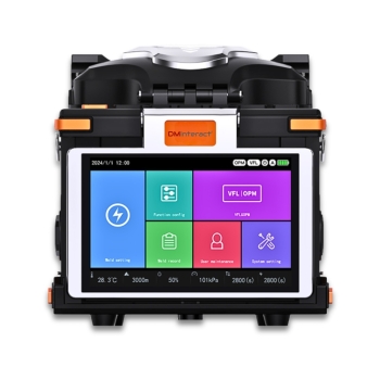DMInteract DM-90S+ 300x Magnification Three In One Clamping and 8 Second Welding Fusion Splicer Machine