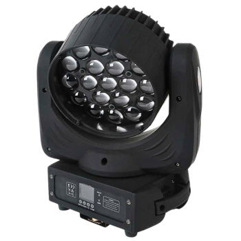 DMInteract DM-MHL19W RGBW Infinite Color Mixture 19pecs x 15W Zoom Moving Head Stage Light