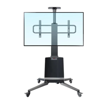 Skill Tech SH TW85 Fit Screen Size of 55″ to 85″ With Weight Upto 68.2kg Motorized Telescopic Height-Adjustable Aluminium TV Stand