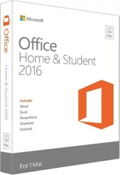 MS Office Home & Student 2016 for Mac