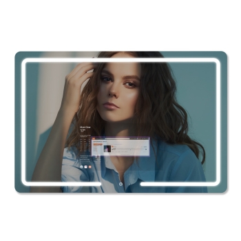 DMInteract 21.5 Inches Landscape 2GB/16GB  Smart Interactive LED Bathroom Magic Mirror With OS Android 11