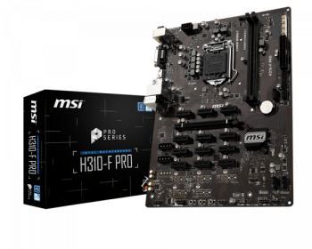 MSI 911-7B25-002 MOTHERBOARD H310-F PRO i9 Generation