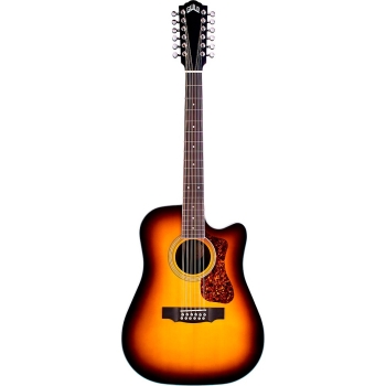 Guild D-2612CE Deluxe Antique Sunburst Acoustic-Electric Guitar  
