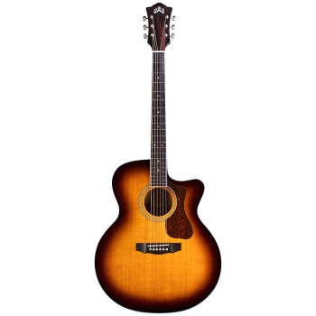 Guild F-250CE Deluxe Antique Burst Acoustic-Electric Guitar 