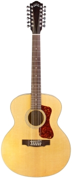 Guild F-2512E Maple 12-String Acoustic-Electric Guitar Blonde