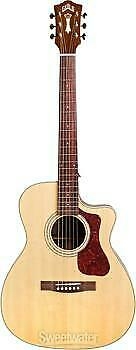 Guild OM-140CE Orchestra Acoustic-Electric Guitar Natural