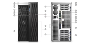 Dell Precision 7920 Tower WorkStation (Intel Xeon Silver 4210R, 32GB, 1TB HDD, Window 10 Pro)