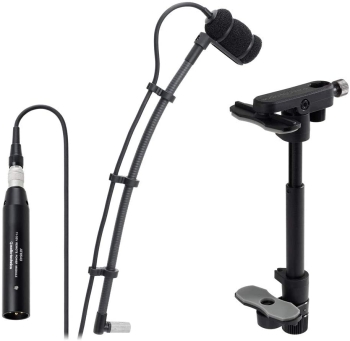 Audio-Technica ATM350GL Card Cond Guitar Mount System Long Microphone