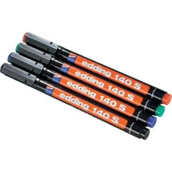 Edding E-330 Permanent Marker - Set of 5 (4Pcs in 1 Pack)