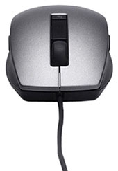 Dell Laser Scroll USB Mouse (6 Buttons) Silver & Black -570-11349