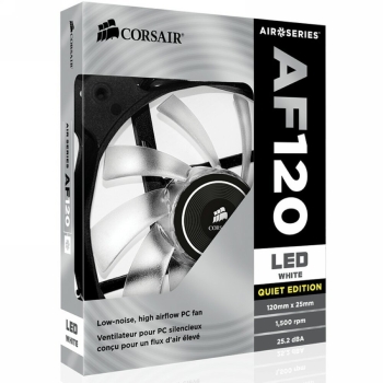 Corsair Air Series AF120 LED White Quiet Edition High Airflow 120mm Fan