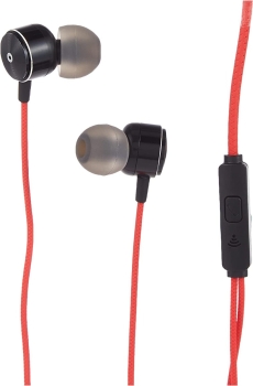 Rapoo EP28 3.5mm Audio Wired Built-In Microphone With Red Headphones 