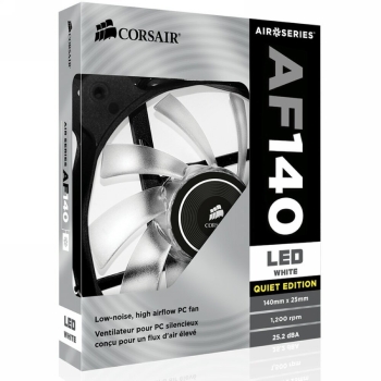 Corsair Air Series AF140 LED White Quiet Edition High Airflow 140mm Fan