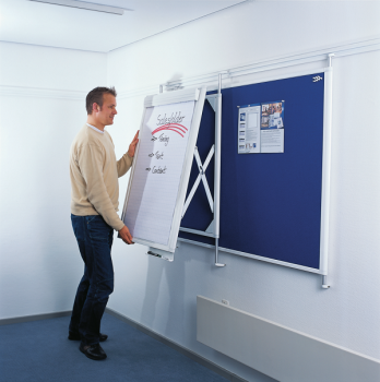 Legamaster 7-324100 Wall Rail Flipchart Legaline Dynamic White