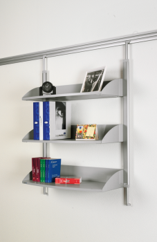 Legamaster 7-325200 Book Shelf Unit Legaline Dynamic Anodised Aluminium
