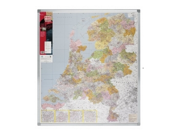 Legamaster Maps Professional Netherlands Blackboard Magnetic,101 x 129 cm
