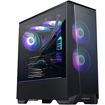 Phanteks PH-EC360ATG_DBK01 Eclipse P360A  Black Steel Tempered Glass ATX Mid Tower Gaming Case 