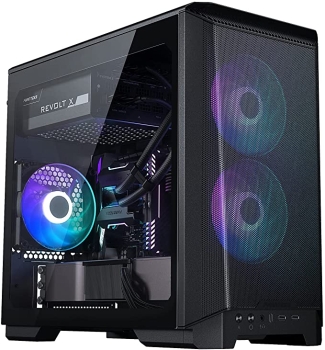 Phanteks PH-EC200ATG_DBK01 Eclipse P200A D-RGB, High Airflow Ultra-Fine Mesh Design, Mini-ITX Tower