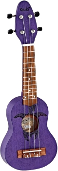 Ortega K1-PUR Keiki Soprano Ukulele Satin Purple Finish