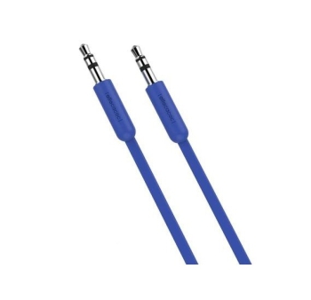 Allocacoc 10635BL/AUXC15 AUX Flat 1.5m Cable (Blue)