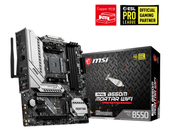 MSI B550M Mortar Wi-Fi 128 GB AM4 Motherboard