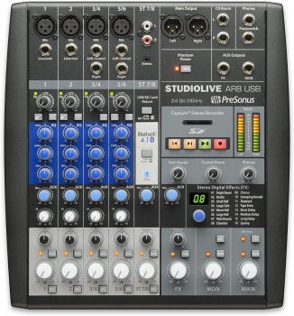 Presonus SLMAR 8C UK 8-Channel Analog Mixer 