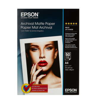 Epson A4 Archival Paper Matte - 50 Sheets (189gsm)