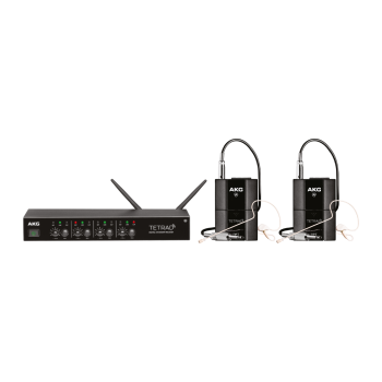 AKG DMS Tetrad Performer Set Professional Digital Four Channel Wireless System