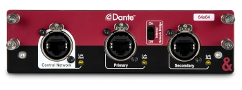 Allen & Heath 64x64 Directional Audio dLive System Dante Card