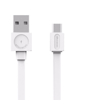 Allocacoc 10452WT/USBMBC USB Cable Micro USB Basic, White