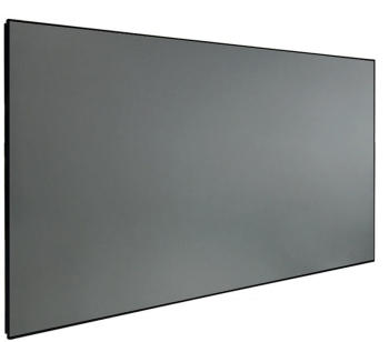 DMInteract 160inch 16:9 4K Thin Frame Black Crystal ALR Projector Screen for Normal/Long Throw Projectors